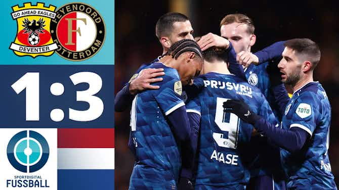 Imagen de vista previa para Feyenoord sichert sich Champions League in nächster Saison! | Go Ahead Eagles - Feyenoord Rotterdam