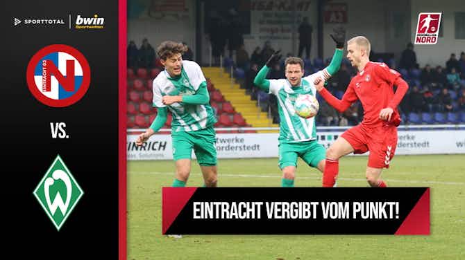 Vorschaubild für Bargfrede verursacht Strafstoß! | FC Eintracht Norderstedt - SV Werder Bremen II | Regionalliga Nord