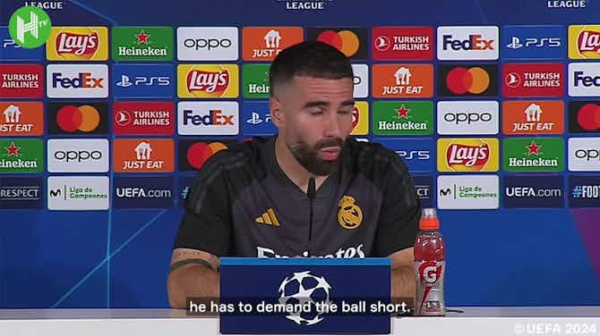 Preview image for Carvajal on how much Vinicius Jr. has improved recently