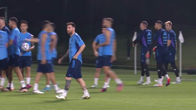 Preview image for FOOTBALL: FIFA World Cup: Messi leads Argentina training ahead of the match against the Netherlands