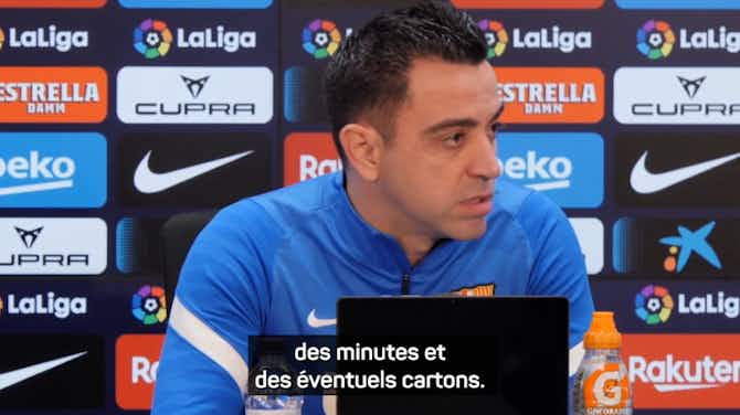 Image d'aperçu pour Barcelone - Xavi : "On joue pour gagner, on joue pour dominer"