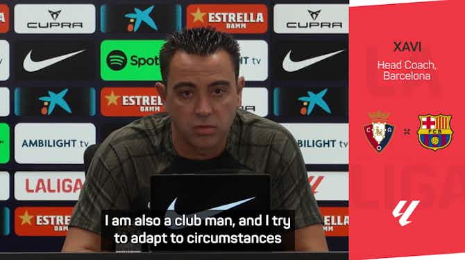 Preview image for Xavi full of praise for Barcelona's recruitment
