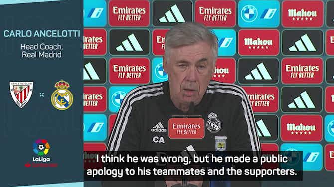 Preview image for 'The issue is over' - Ancelotti accepts Tchouameni apology for Madrid absence