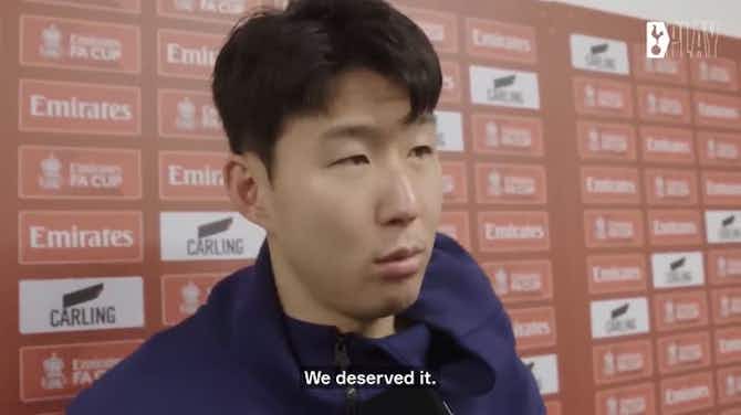 Preview image for Heung-min Son on Spurs' win vs Preston and his trademark goal