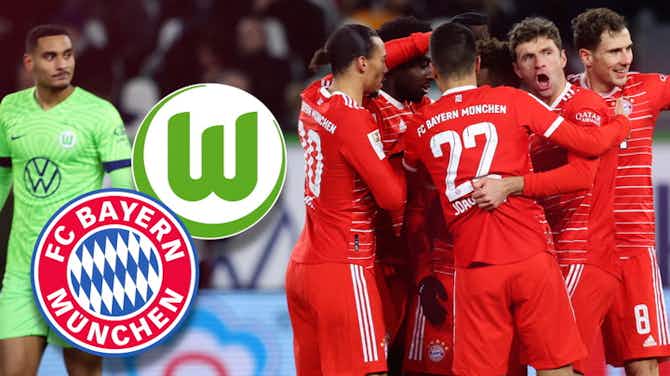Vorschaubild für Das Bayern-Imperium schlägt zurück: 4:2-Sieg in Wolfsburg