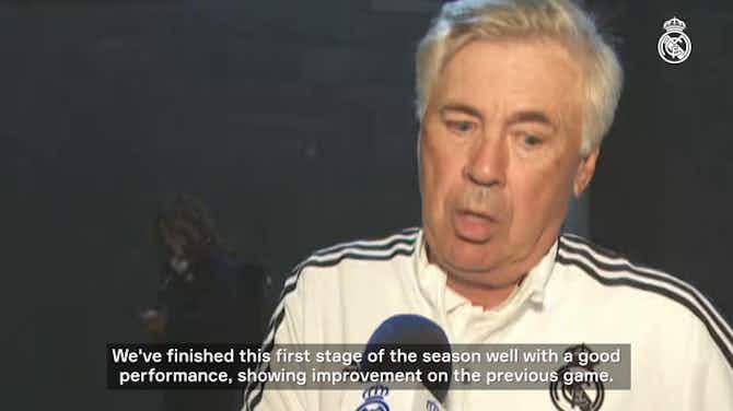 Preview image for Carlo Ancelotti: 'We've finished this first stage of the season strongly'