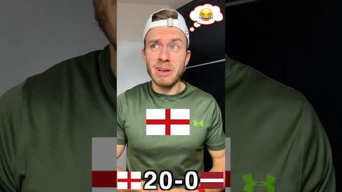 Vorschaubild für 20:0 (!) - Football's coming home: England nimmt Lettland "Hops" 