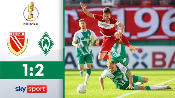 Vorschaubild für DFB Pokal: Energie Cottbus 1-2 Werder