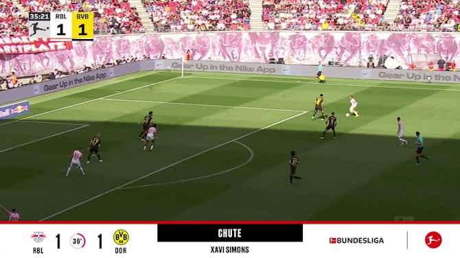 Imagem de visualização para RB Leipzig - Borussia Dortmund 1 - 1 | BOLA NA TRAVE- Xavi Simons
