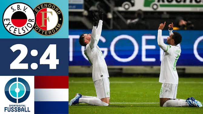 Vorschaubild für Gimenez trifft dreifach im kleinen Rotterdam-Derby! | Excelsior Rotterdam - Feyenoord Rotterdam