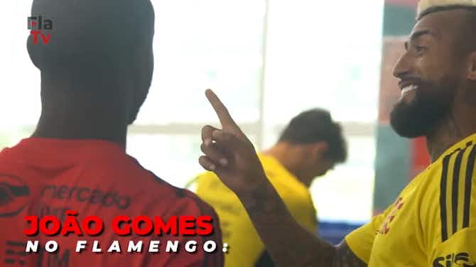Imagem de visualização para João Gomes se despede do Flamengo rumo ao Wolverhampton
