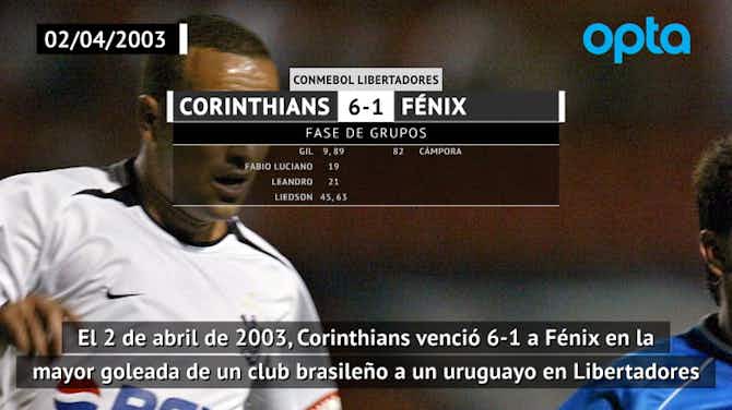 Imagen de vista previa para Un día como hoy: Corinthians convertía una goleada histórica por Libertadores
