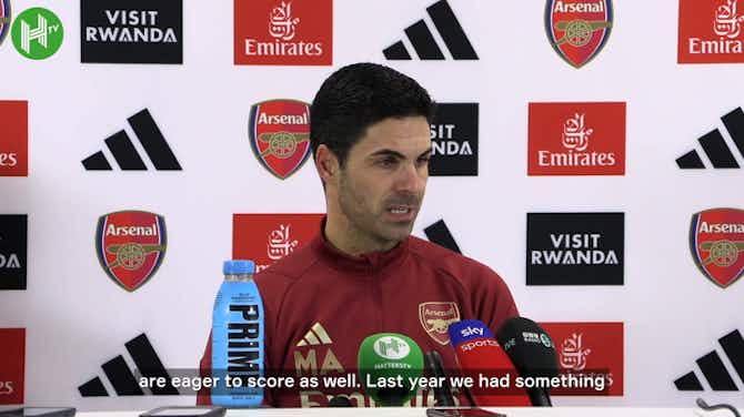 Imagem de visualização para Arteta celebrates Arsenal's firepower: 'We got goals'