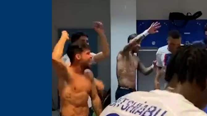 Preview image for PSG’s dressing room celebrations following Ligue 1 title