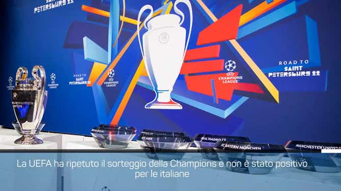 Anteprima immagine per Sorteggio Champions bis: Villarreal-Juventus e Inter-Liverpool