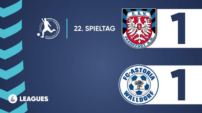 Vorschaubild für Regionalliga Südwest - FSV Frankfurt 1:1 Astoria Walldorf