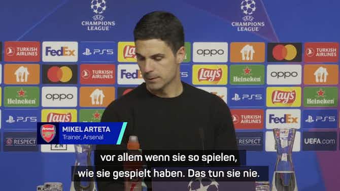Vorschaubild für Arteta: Champions-League-Aus ist "schmerzhaft"