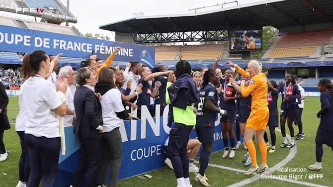 Image d'aperçu pour Les coulisses de la victoire du PSG en Coupe de France féminine