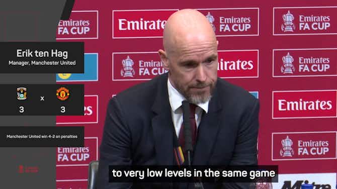 Preview image for Ten Hag admits United 'got away with it' against Coventry
