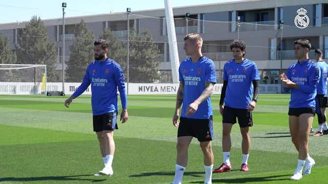 Preview image for Behind the scenes: Real Madrid's final training session before Paris trip