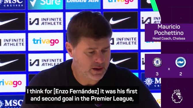 Preview image for Pochettino praises Enzo after first Chelsea goals