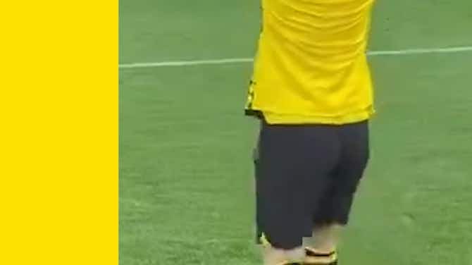 Imagem de visualização para Marco Reus em sintonia com a torcida do Dortmund