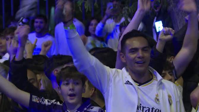 Anteprima immagine per Fans feiern die 36. Meisterschaft von Real Madrid