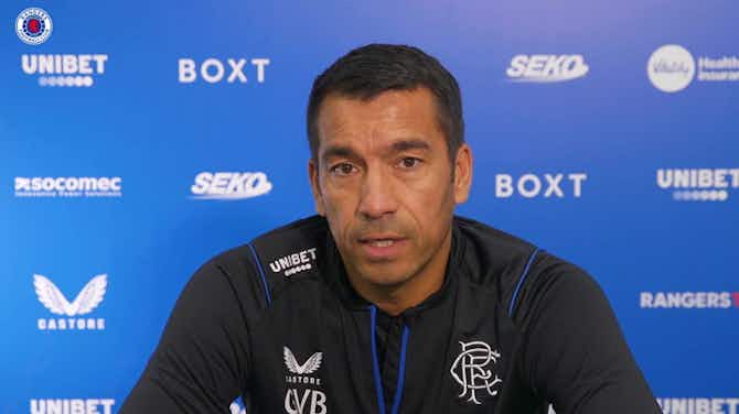 Preview image for Van Bronckhorst: 'We want to stay in the Champions League'