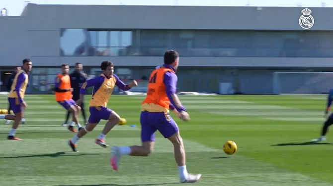 Preview image for Real Madrid work on quick attacks ahead of trip to Valencia