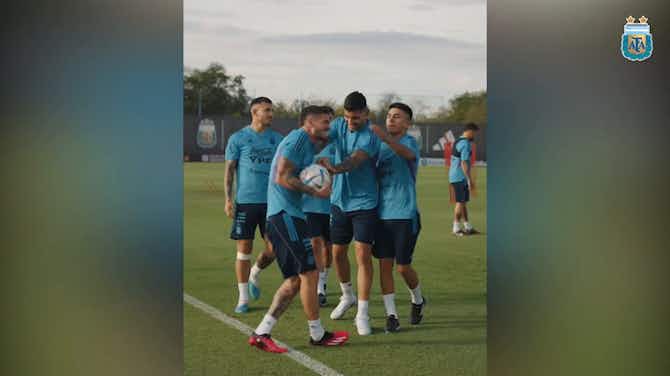 Preview image for Argentina's last training ahead of awaited friendly vs Panama