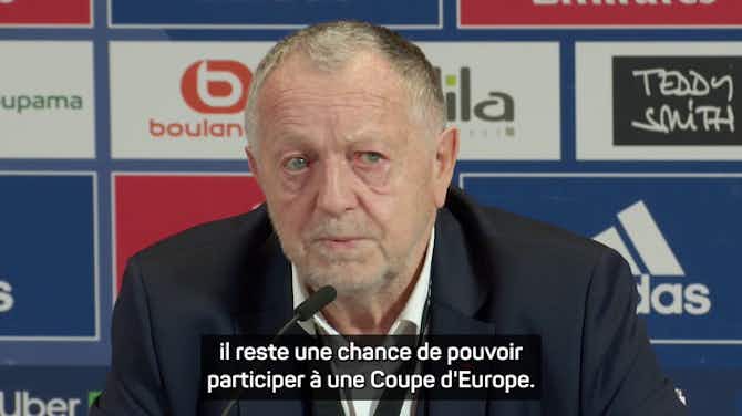 Image d'aperçu pour OL - Aulas : "Il reste une chance de pouvoir participer à une Coupe d'Europe"