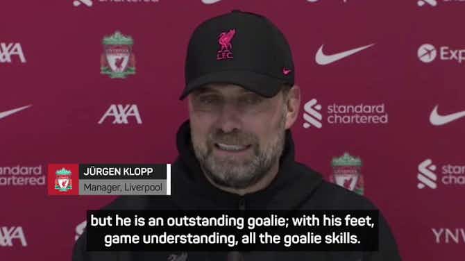 Preview image for 'Kelleher saved Liverpool's life!' - Klopp celebrates young keeper