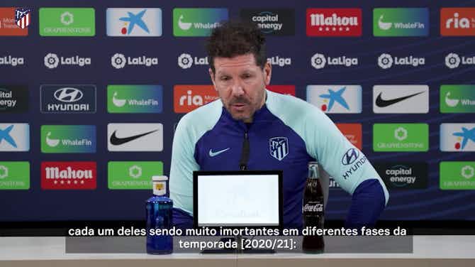 Vorschaubild für Simeone comenta saída de brasileiros e portugueses do Atletico de Madrid