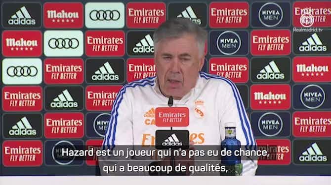 Image d'aperçu pour 15e j. - Ancelotti : "Je ne suis pas dans la tête de Hazard"