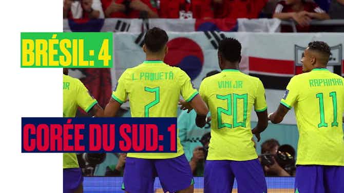 Preview image for En route pour les quarts de finale : Brésil 4-1 Corée du Sud