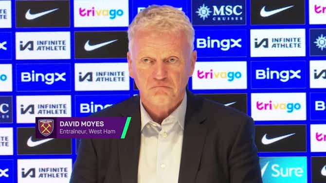 Preview image for West Ham - Pour expliquer les grosses défaites, Moyes parle du départ de Rice
