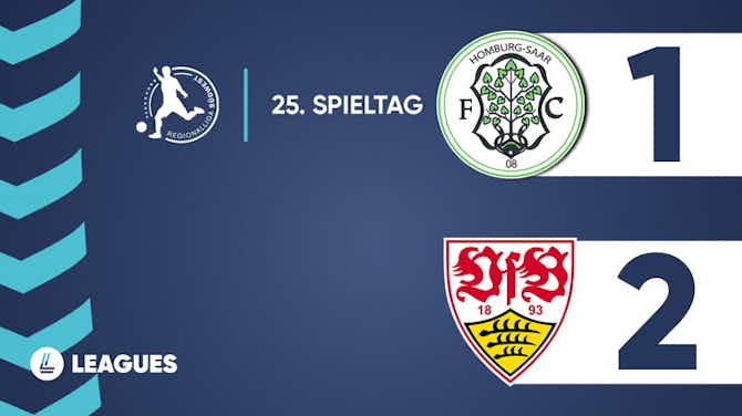 Preview image for Regionalliga Südwest - FC 08 Homburg 1:2 VfB Stuttgart II