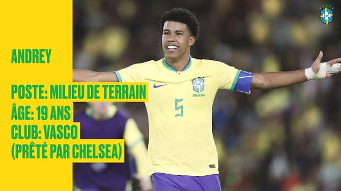 Image d'aperçu pour Les 5 joueurs brésiliens à suivre lors de Coupe du monde U20 2023