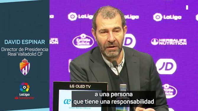 Imagen de vista previa para Espinar, del Real Valladolid sobre el caso Negreira: "No es muy normal contratar a alguien del Comité de Árbitros"