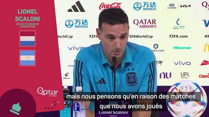 Vorschaubild für Argentine - Scaloni sur Dybala : "Je n'ai pas trouvé le moment pour l'aligner"