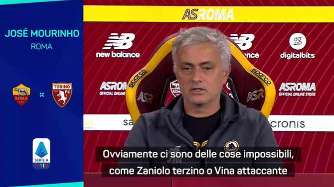Anteprima immagine per Mourinho: "Mancini a centrocampo? Questa è la mia idea"