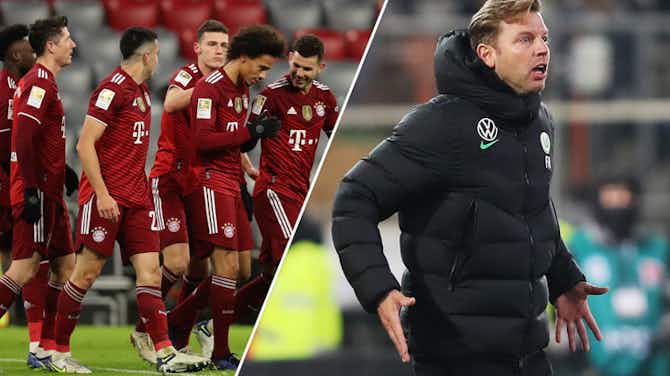 Vorschaubild für Lewandowski-Rekord bei 4:0-Erfolg: Bayern München verschärft Wolfsburg-Krise