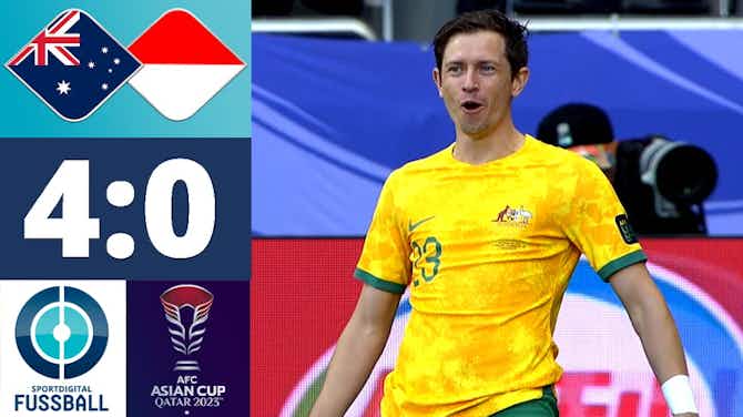 Vorschaubild für Effizientes Australien zieht souverän in das Virtelfinale ein! | Australien - Indonesien