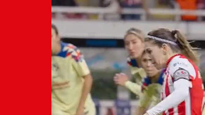 Preview image for Pitchside: Alicia Cervantes' third consecutive brace in Apertura 2023 play-offs