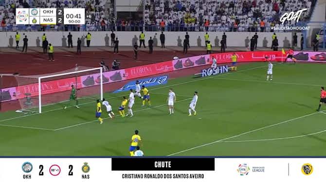 Pratinjau gambar untuk Al-Akhdoud - Al-Nassr 2 - 3 | BOLA NA TRAVE- Cristiano Ronaldo dos Santos Aveiro