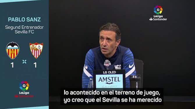 Imagen de vista previa para Pablo Sanz: "Hemos merecido ganar"