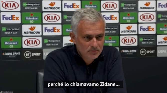 Anteprima immagine per Mou scherza su Hojbjerg: "Lo chiamavamo Zidane..."