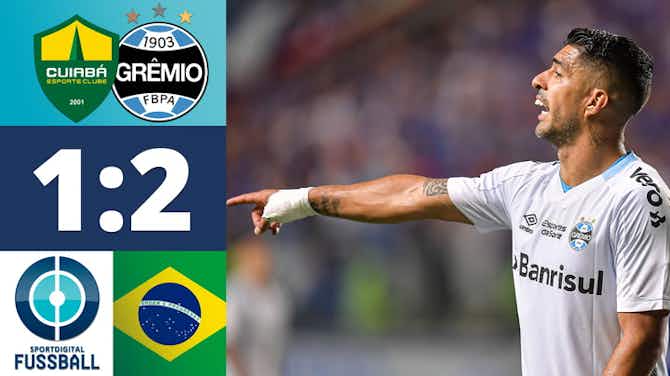 Vorschaubild für Rot in der Nachspielzeit - Suarez & Gremio sichern zweiten Sieg der Saison! | Cuiaba EC - Gremio