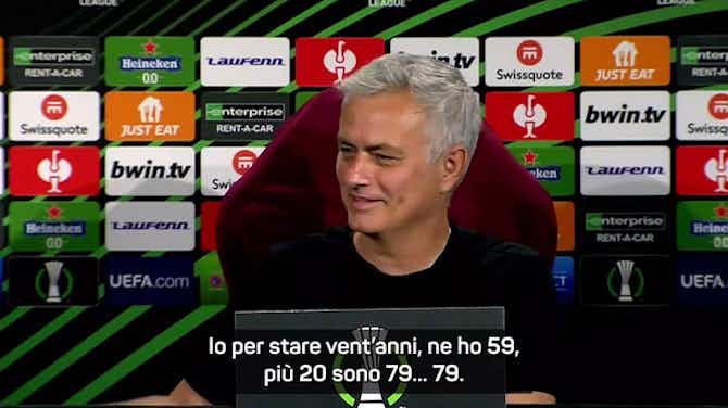 Anteprima immagine per Mourinho: "Io il Ferguson della Roma? Magari arrivo a 70 anni..."