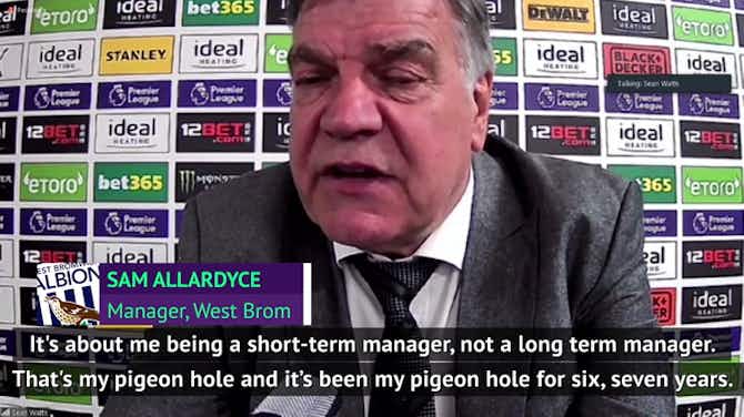 Preview image for Allardyce a 'saviour' and not long-term fix for relegated West Brom